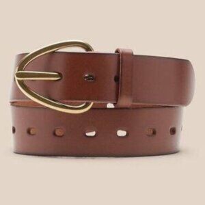 Banana Republic Brown Belt with Gold Buckle
